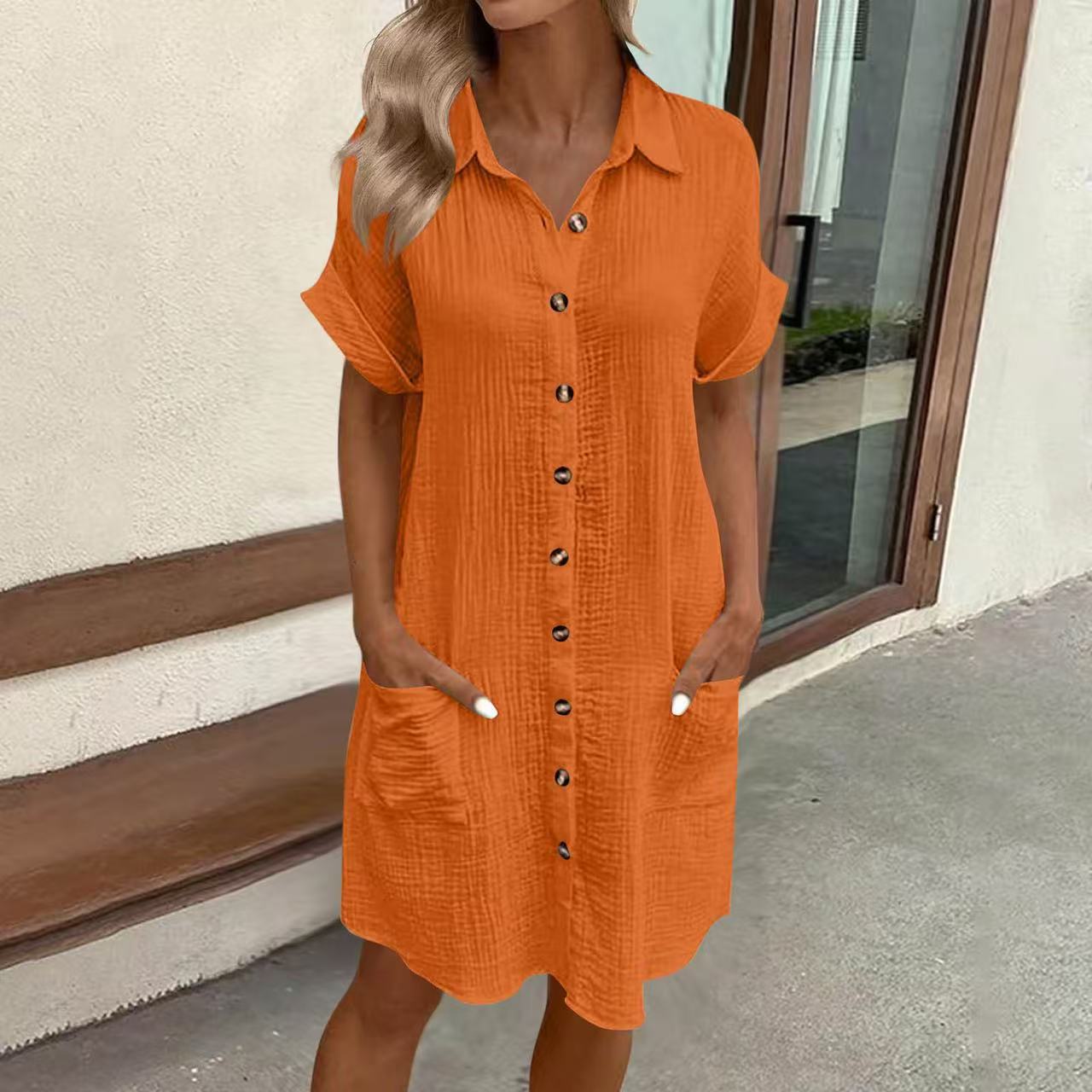 Robe Chemise Femme Chic et Décontractée