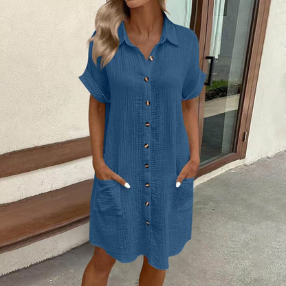 Robe Chemise Femme Chic et Décontractée