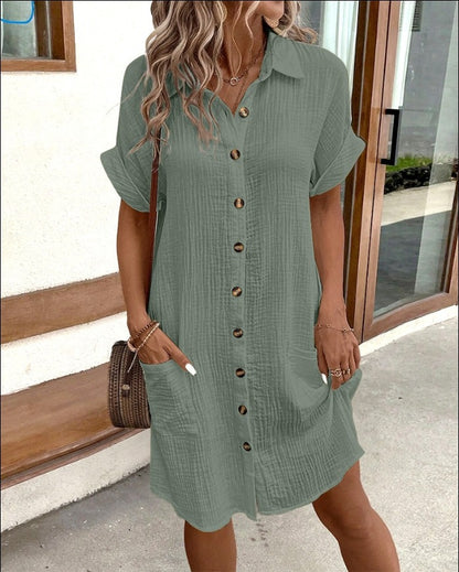 Robe Chemise Femme Chic et Décontractée
