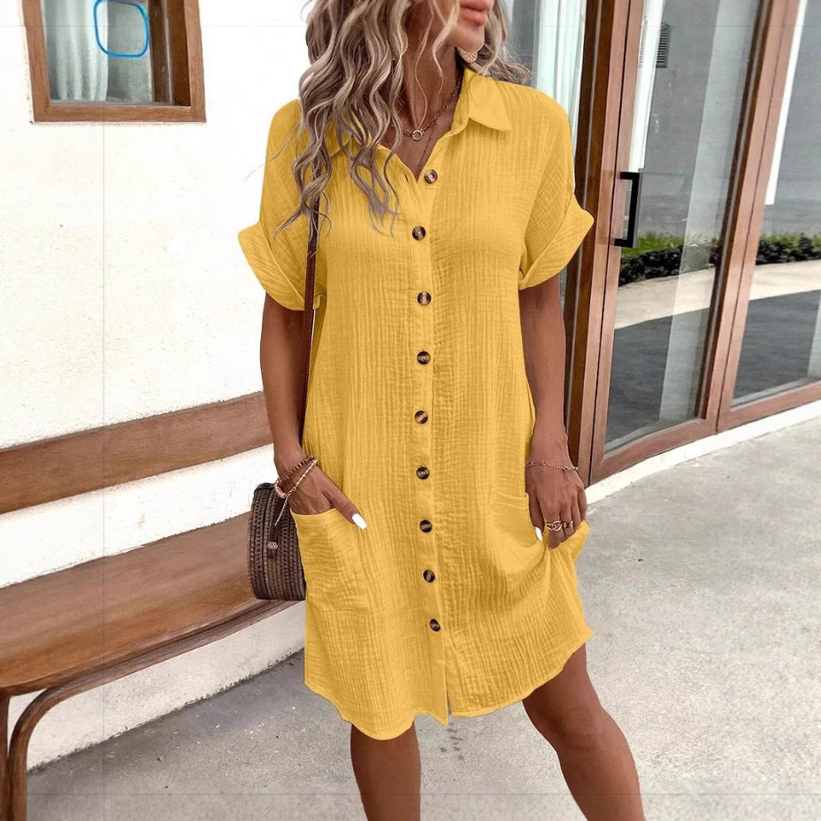Robe Chemise Femme Chic et Décontractée